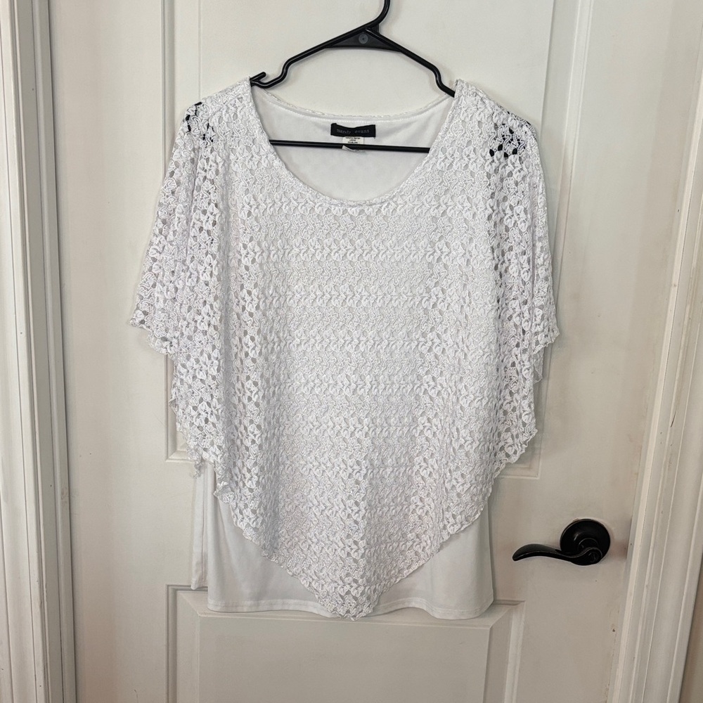 Chic White Crochet Blouse